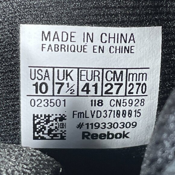 Reebok Print Athlux Shatr Womens Size 10 Running Shoes Black Athletic Sneaker - Picture 12 of 12